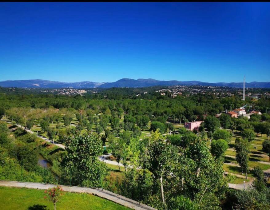 Superbe appartement, piscine, vue mer et montagnes Antibes Extérieur photo